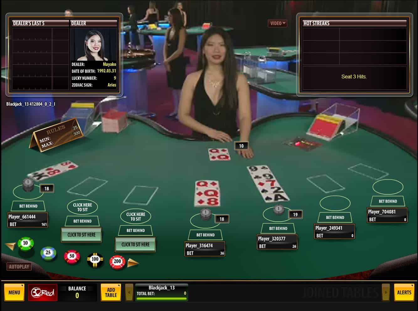 Use our Blackjack Strategy Trainer to increase your odds of Winning