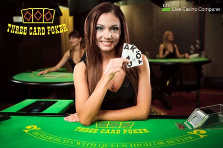 live 3 card poker