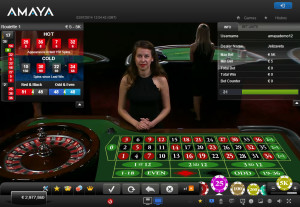 Amaya Live Casino Roulette