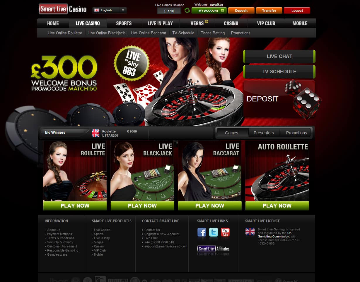 Smart Live Gaming Live Casino