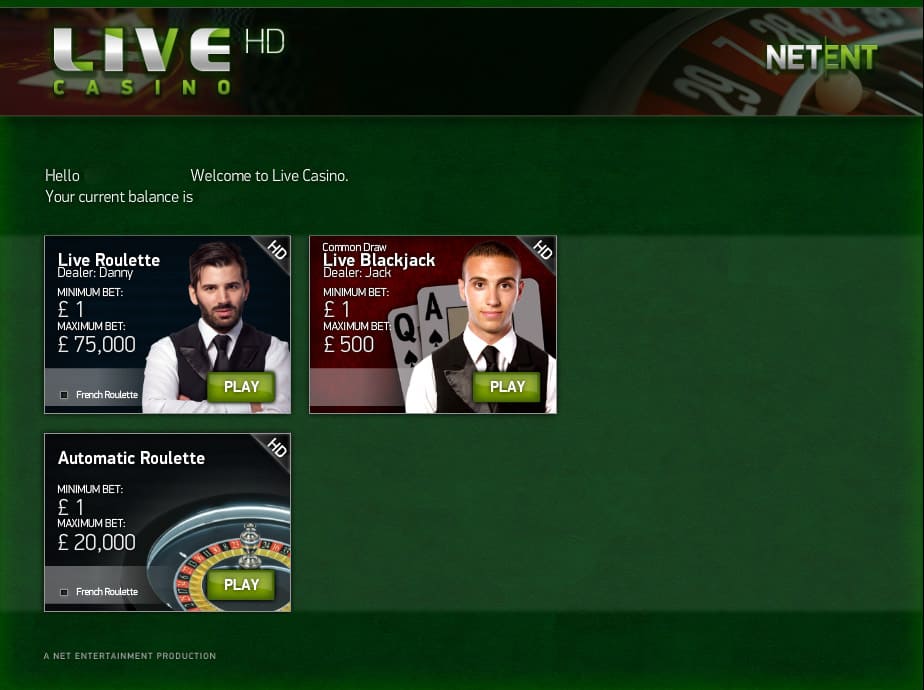Vc bet live casino