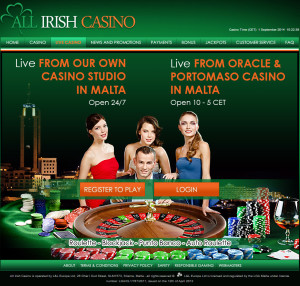 All irish live casino