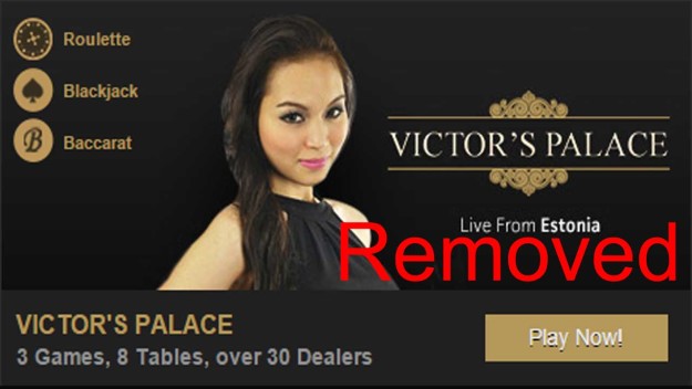 Victors Palace Live Casino - removed