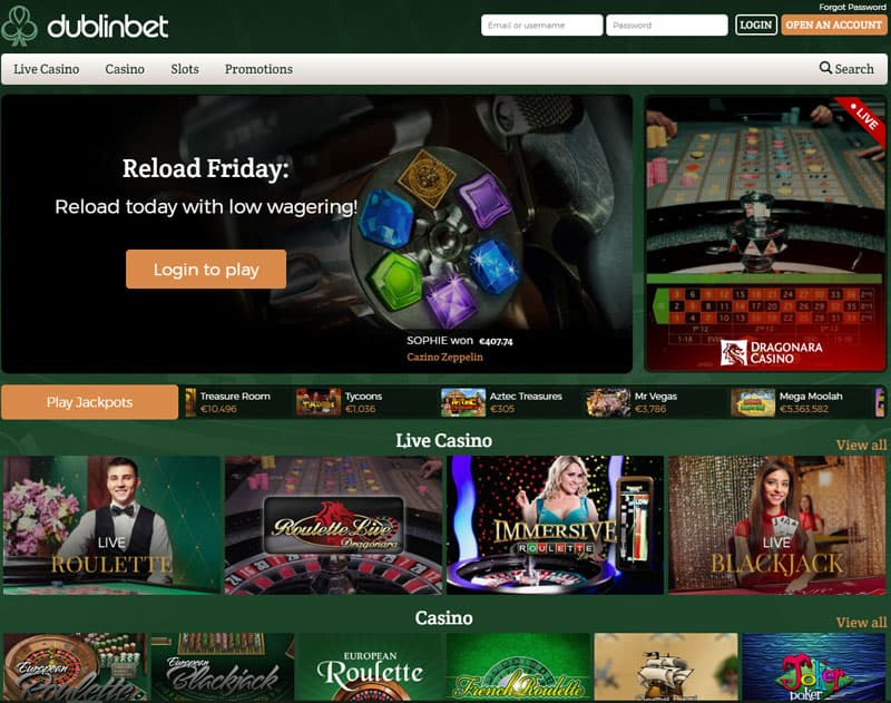 dublinbet live casino