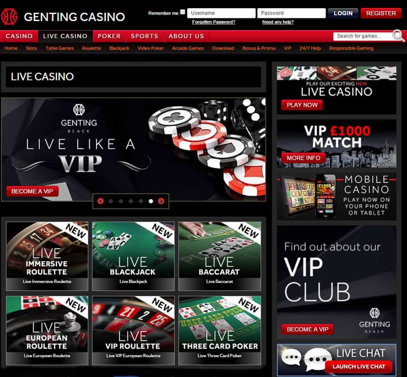 genting live Casino