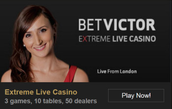 Betvictor Extreme live casino