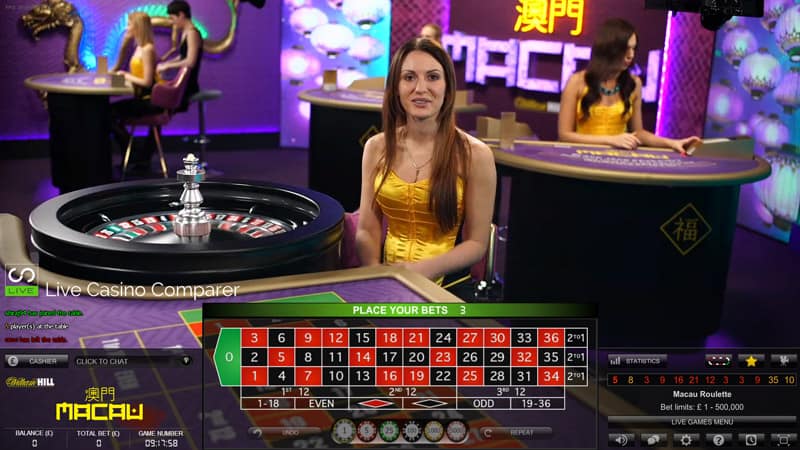 William Hill Macau Roulette