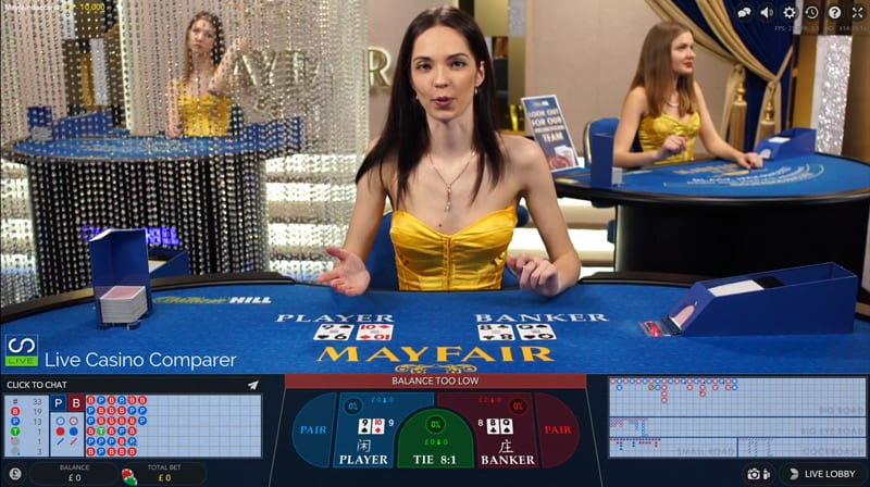 William Hill Mayfair Baccarat