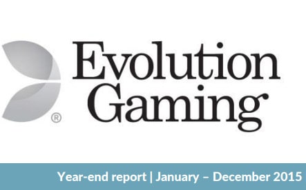 Evolution Gaming 2015 Results