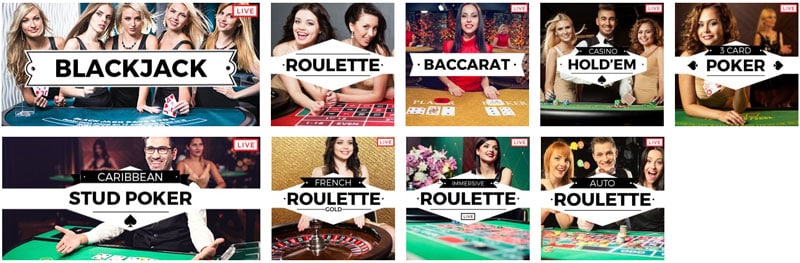 32red evolution live casino