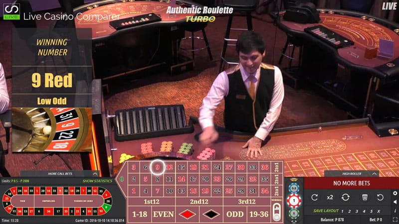 Authentic Turbo Roulette