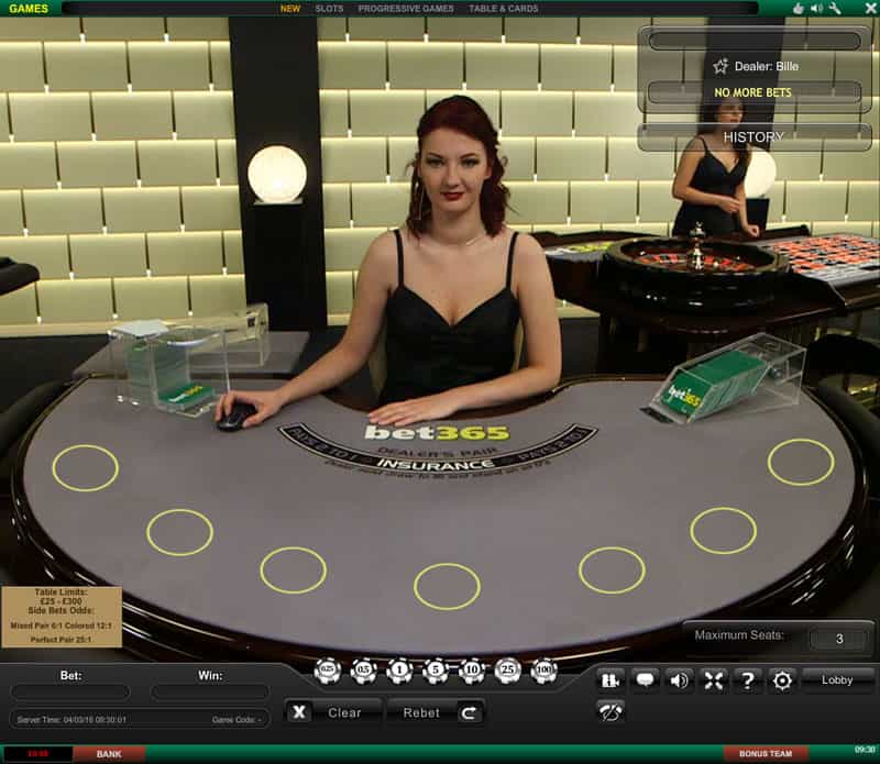 bet365 dedicated blackjack