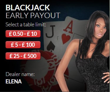 Blackjack Early Payout