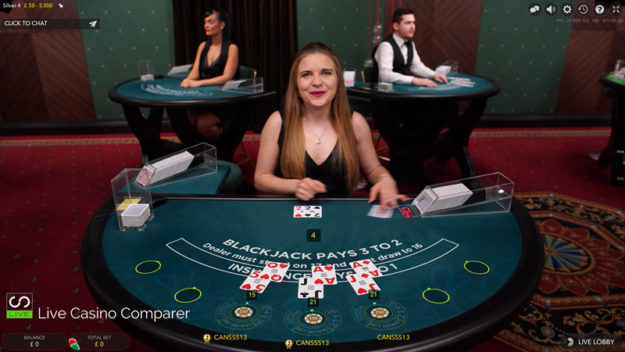 Evolution Live Blackjack - 9 Different Games to Choose From!