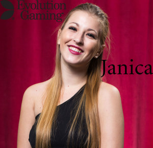 Janica German dealer at Evolution Gaming