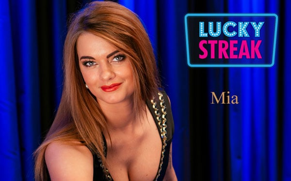 Mia live dealer at luckystreak