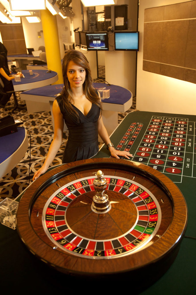 natalia live dealer at Visionary igaming