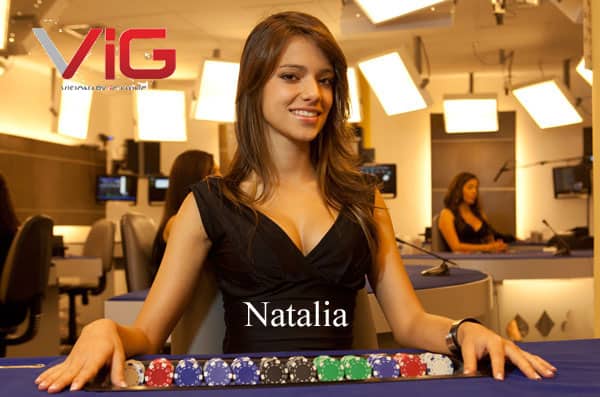 natalia live dealet at visionary igaming