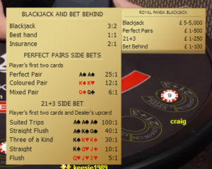 blackjack stakes