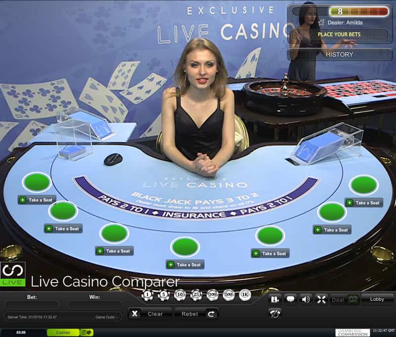 gala live blackjack