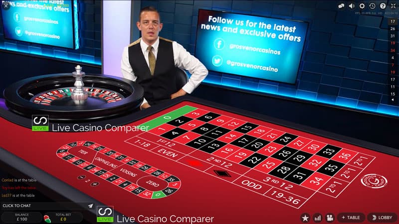 Grosvenor Live Roulette