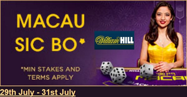 William Hill LIve Blackjack Promotion