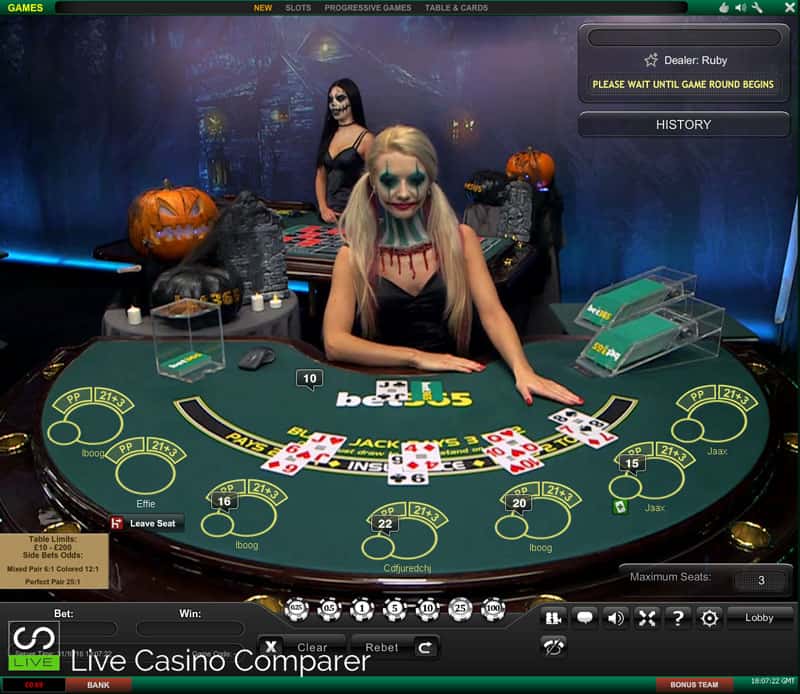 bet365 Vampire Blackjack
