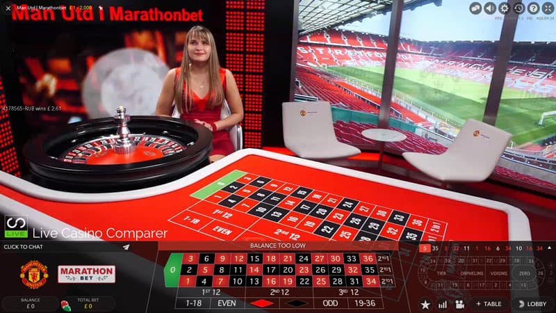 manchester united live casino roulette