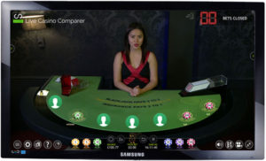 extreme live blackjack - green table