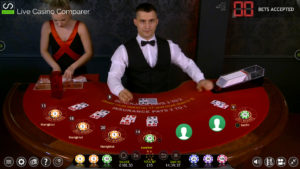 extreme live blackjack - red table