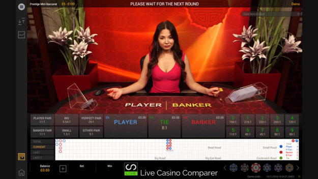 prestige mini baccarat