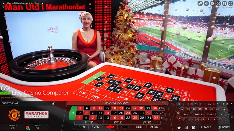 marathonbet xmas live dealer