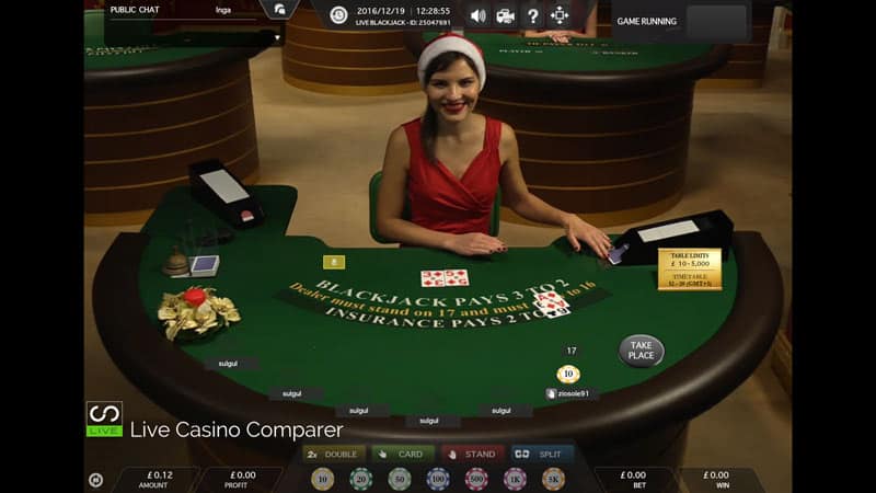 Liveg24 Live Blackjack - Generic Studio table