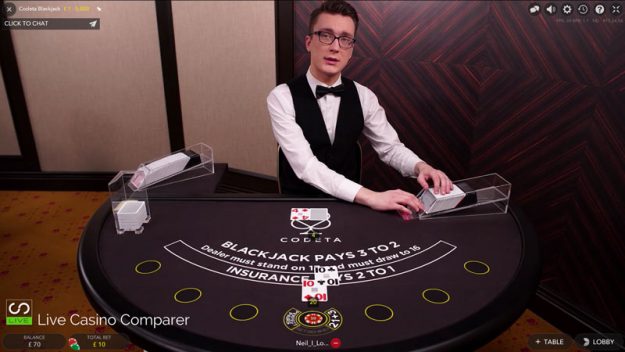 codeta live blackjack