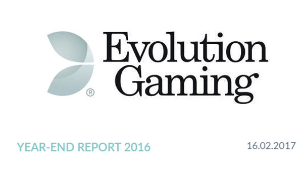 Evolution End of year report 2016