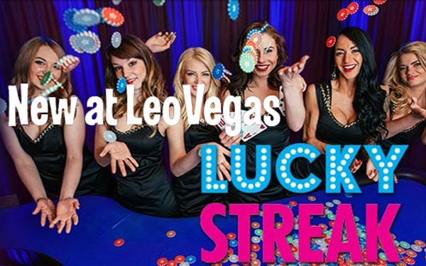 leo vegas add luckystreak live casino