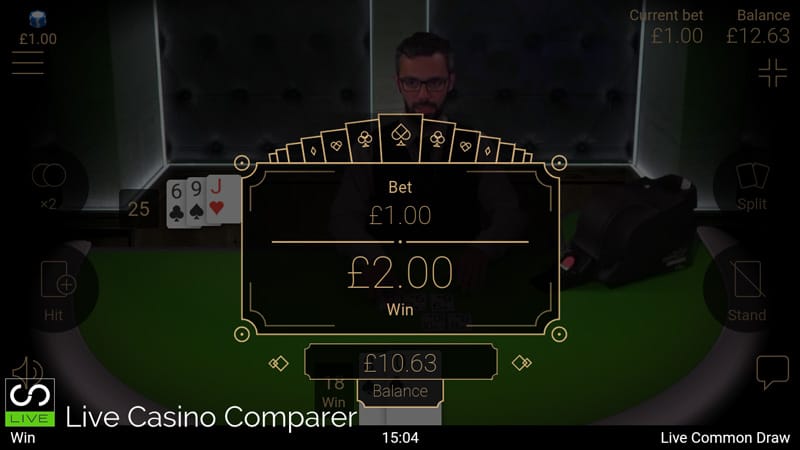 netent mobile live blackjack - lwin screen