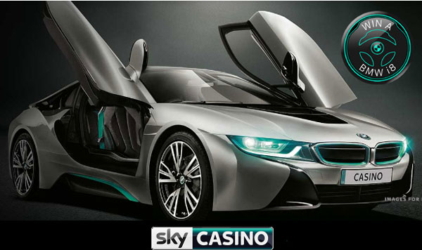 win a bmw i8 at sky casino