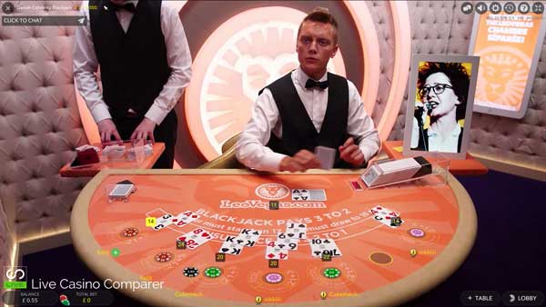 dansk celebrity blackjack full screen