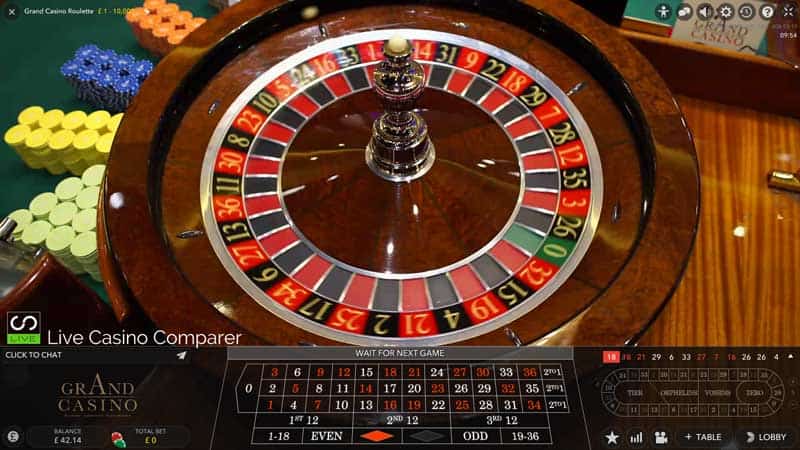 Evolution opens Grand Casino Dual Play Roulette - LiveCasinoComparer