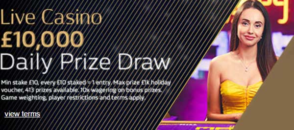 william hill daily prize draw