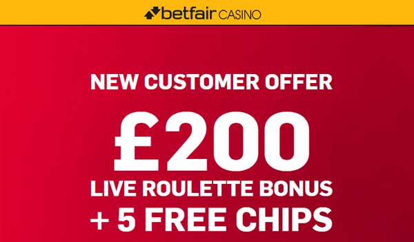 betfair live roulette bonus