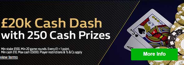 william hill cash dash