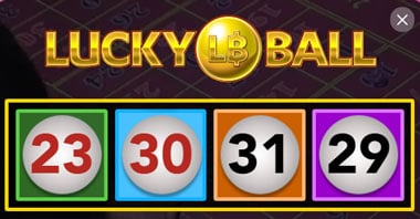 authentic lucky ball roulette numbers