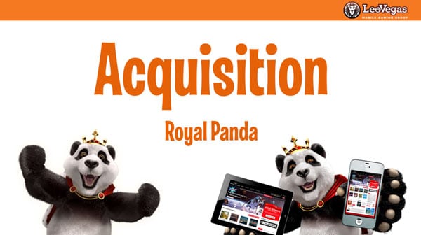 leo vegas buys royal panda