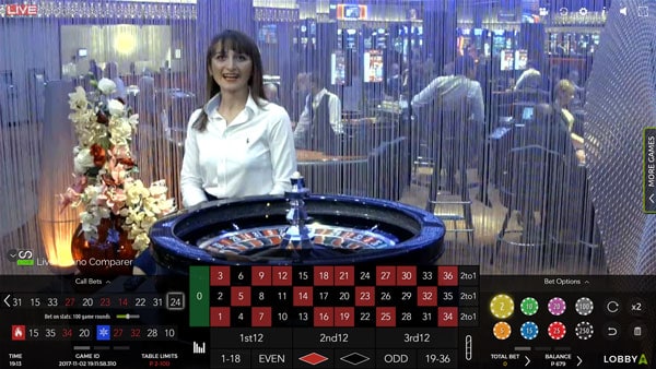 Authentic Casino Floor roulette