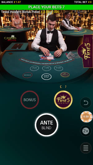 Evolution Live Texas Holdem Bonus Poker — Comprehensive Guide