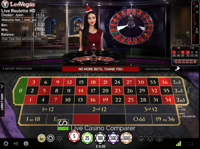 Netent christmas live casino