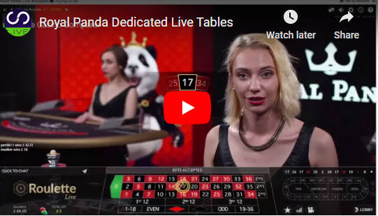 royal panda live casino video