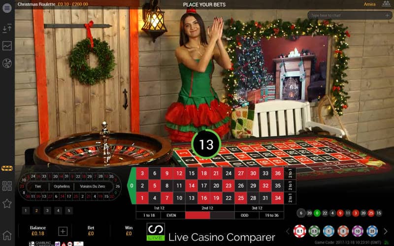 playtech christmas live casino roulette